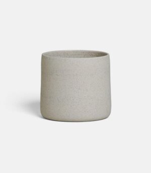 White Speckle Plant Pot